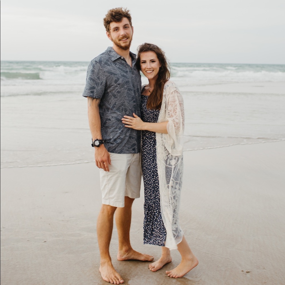 Floral boho midi dress